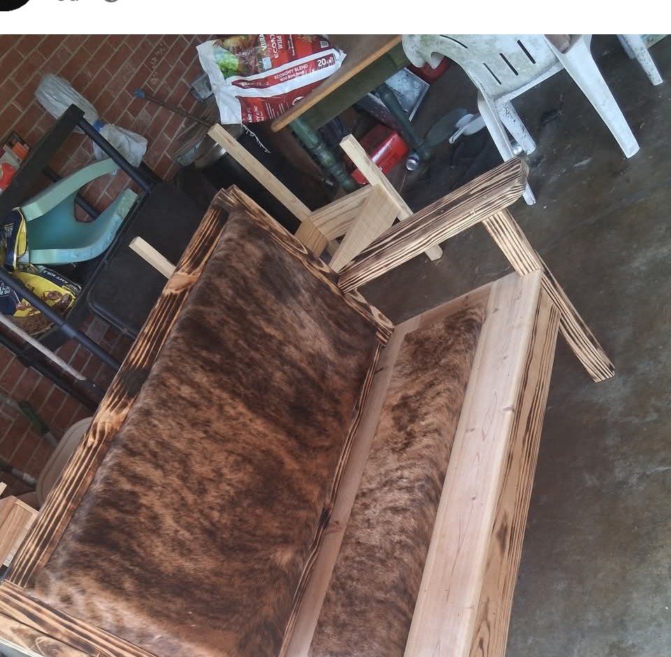 Handmade outdoor chair